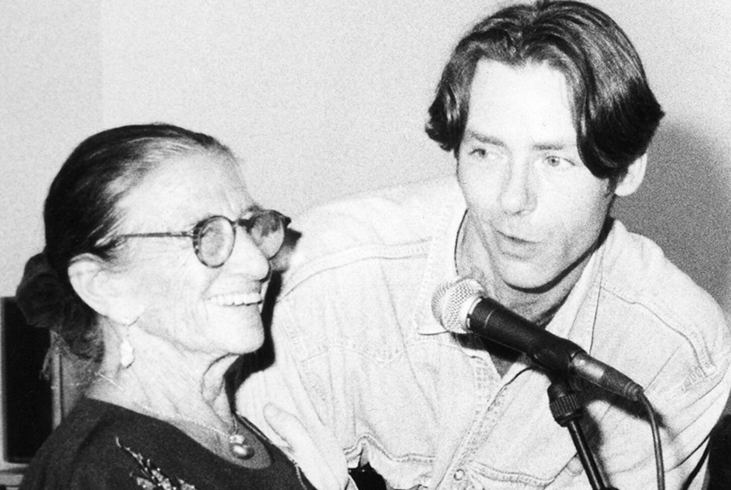 Hans Snoek en Ed Wubbe bij het 50 jarig bestaan van Scapino (fotograaf onbekend)