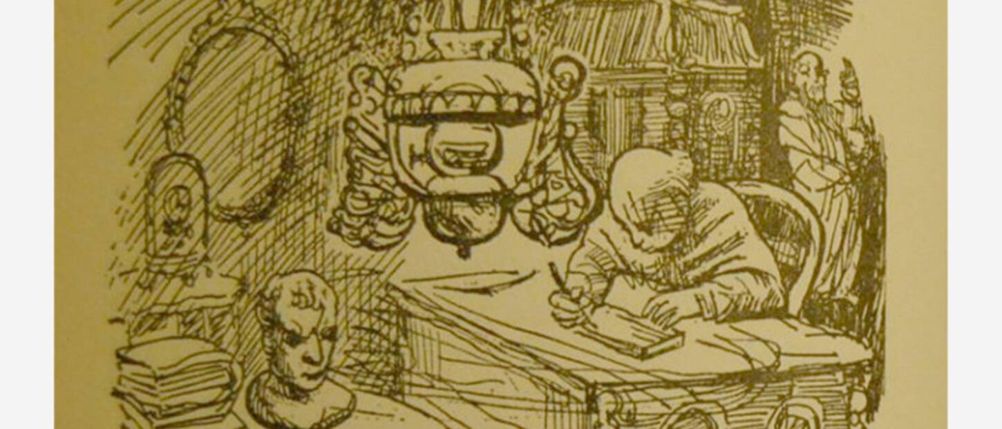 Illustratie uit Het uur van de Scapinezen | An Rutgers van der Loeff